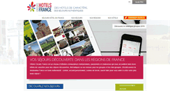 Desktop Screenshot of hotels-circuits-france.com